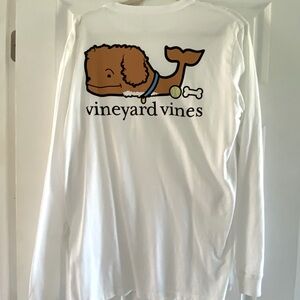 NWT Vineyard Vines Goldendoodle Whale Pocket Tee